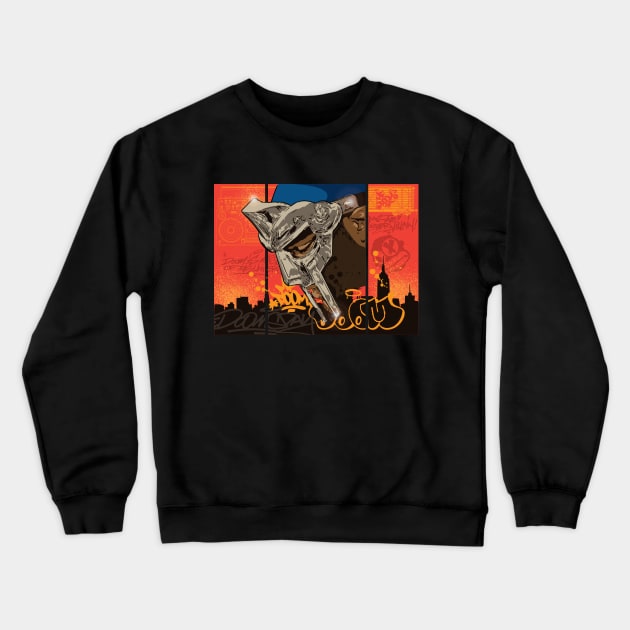 Doom...Master Of The Universe Crewneck Sweatshirt by Taylor Lindgren Art